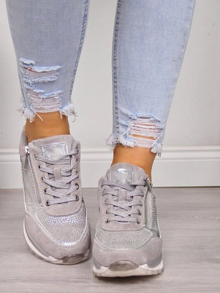 Sneakers con Zeppa Decorata da Donna | Charlene