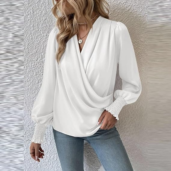 Sofia | Blusa Autunnale Occasioni Bianco