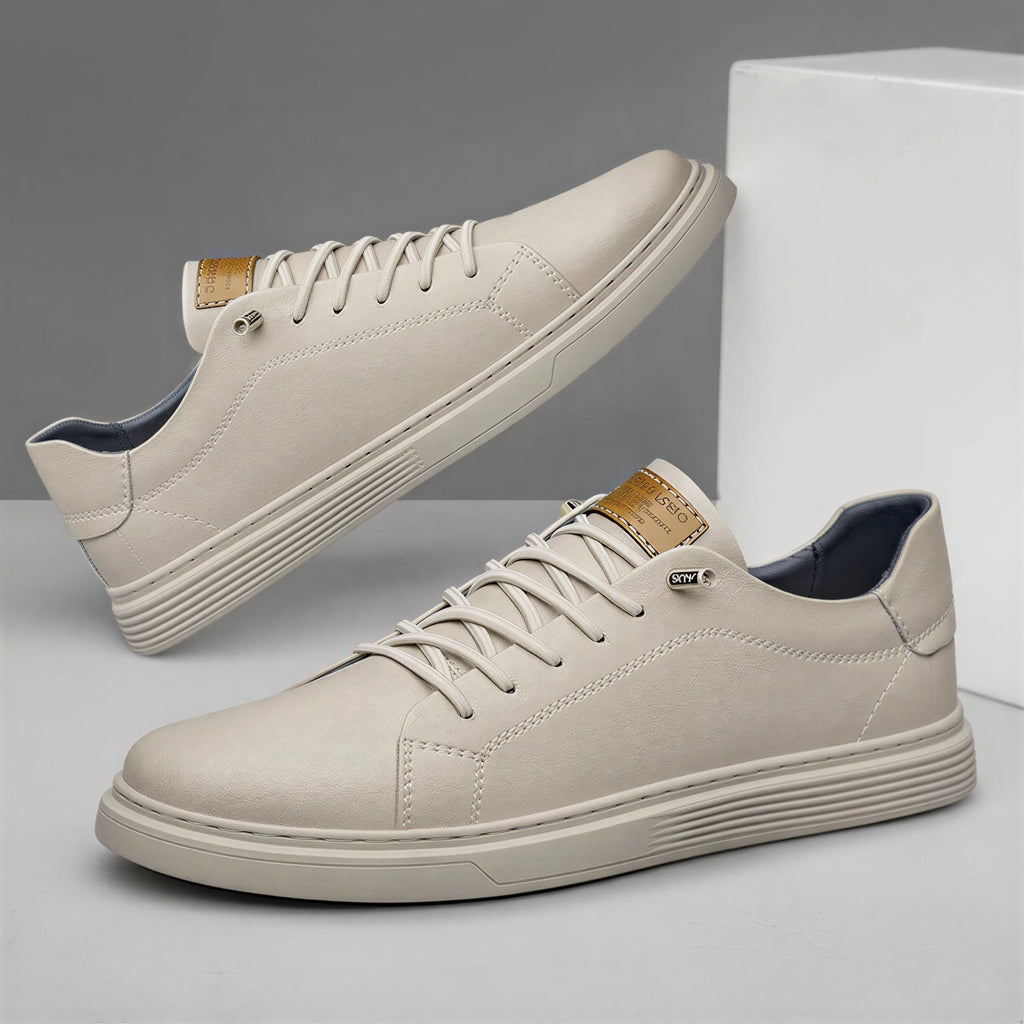 Soleo | Sneakers Casual In Pelle Low-Top Bianco