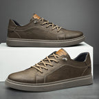 Soleo | Sneakers Casual In Pelle Low-Top Marrone