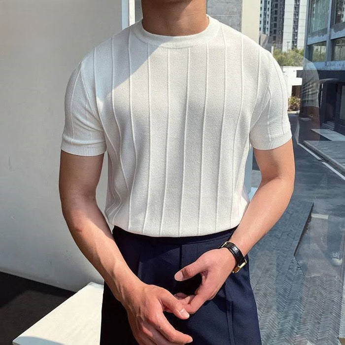 T-Shirt Uomo Cotone Classica | Rylith Bianco