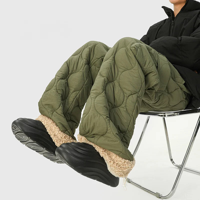 Pantaloni Foderati In Pile Trapuntati Per Uomo | Tavira