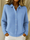 Tessa | Maglia Minimalista Accogliente Blu