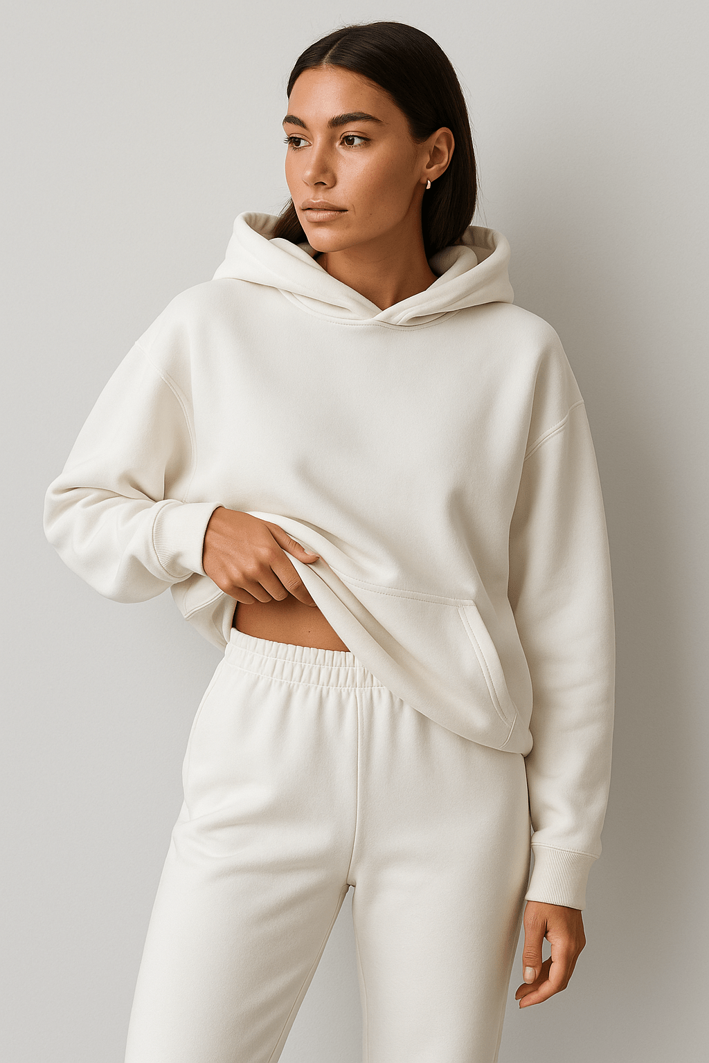 Tuta Donna in Felpa con Cappuccio | Giada Bianco