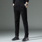 Vellon | Pantaloni Slim Fit in Velluto a Coste Nero