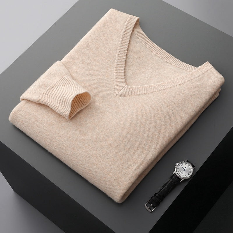 Walta | Maglione Semplice in Cashmere Beige