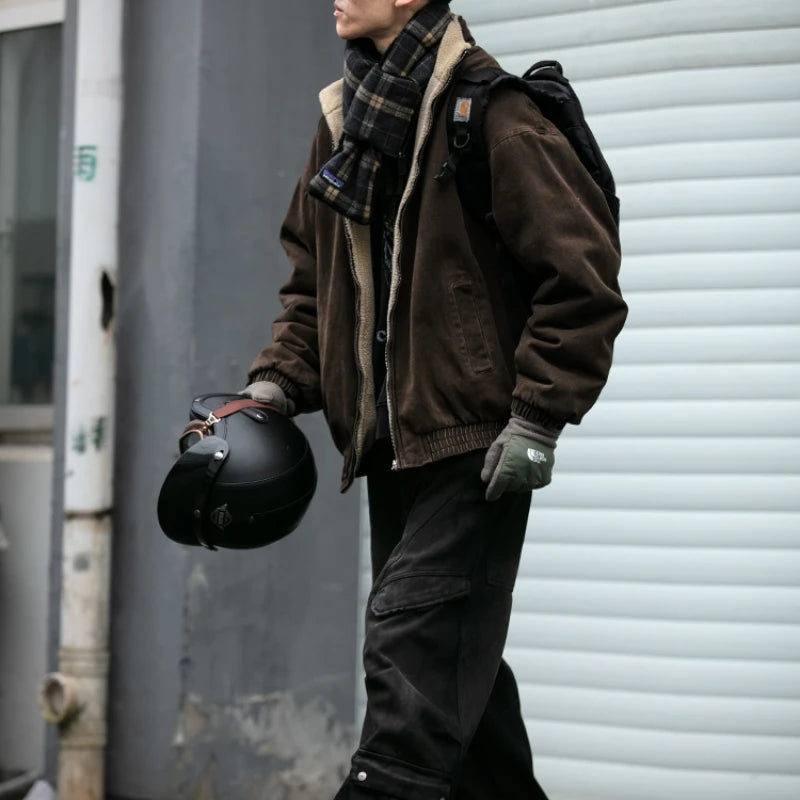 Giacca Pile Vintage Giapponese Invernale da Uomo | Zelara