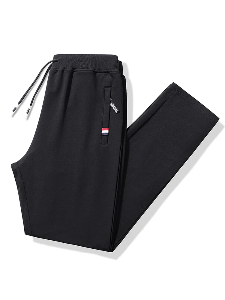 Morbido Cotone Pantaloni Tuta Per Uomo | Zelore Nero