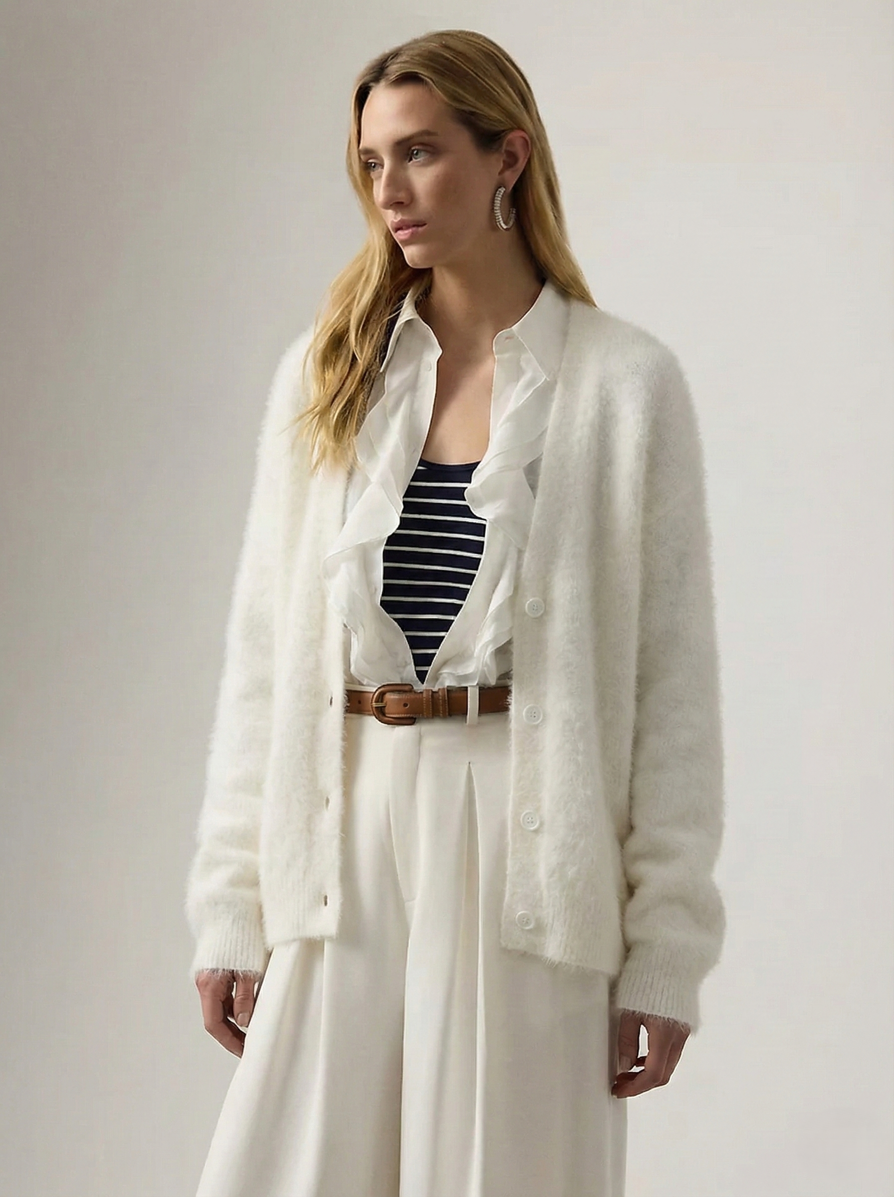 Zelvani | Cardigan Morbido In Finto Cashmere