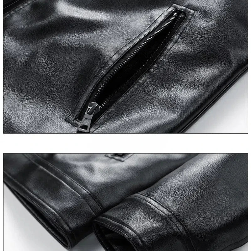 Giacca Bomber Pelle Vegana Per Uomo | Zelvian