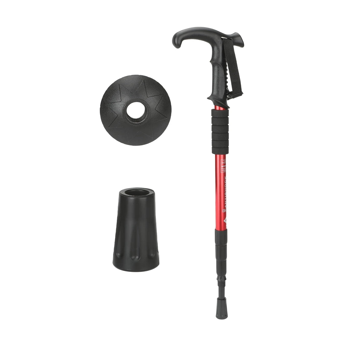 Adjustable Telescopic Hiking Trekking Pole with Collapsible Design and Foam Grip - Image 7