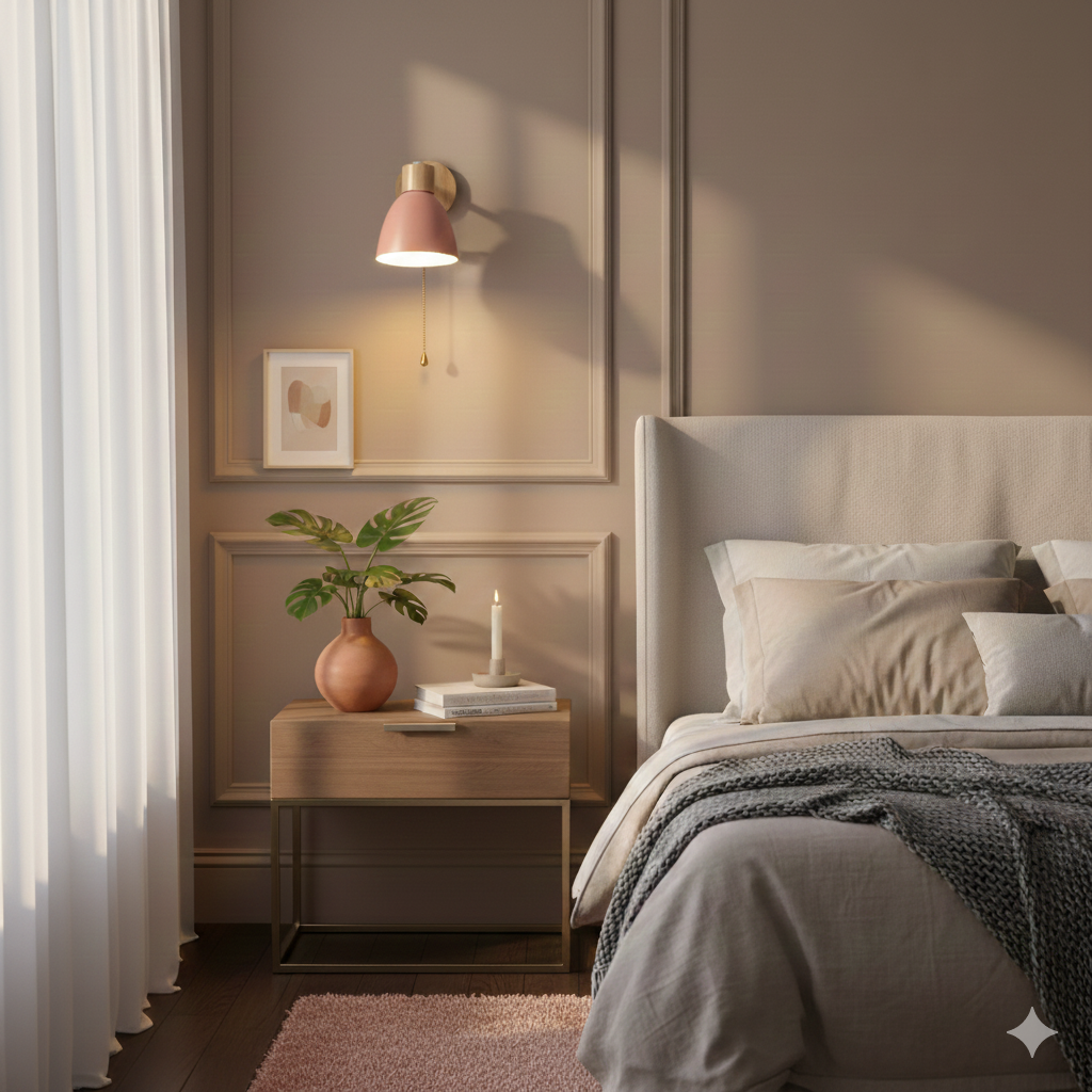 Adjustable Wall Sconce with Wooden Base and Swing Arm for Bedside Reading Light - Image 20