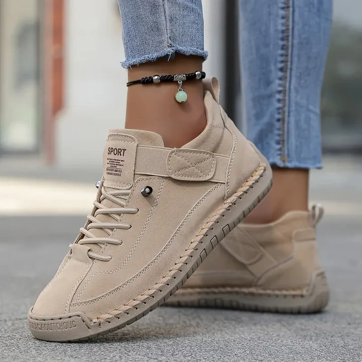 Adults' Comfort Slip on Sneakers Hook and Loop Strap | Cushioned - Image 1
