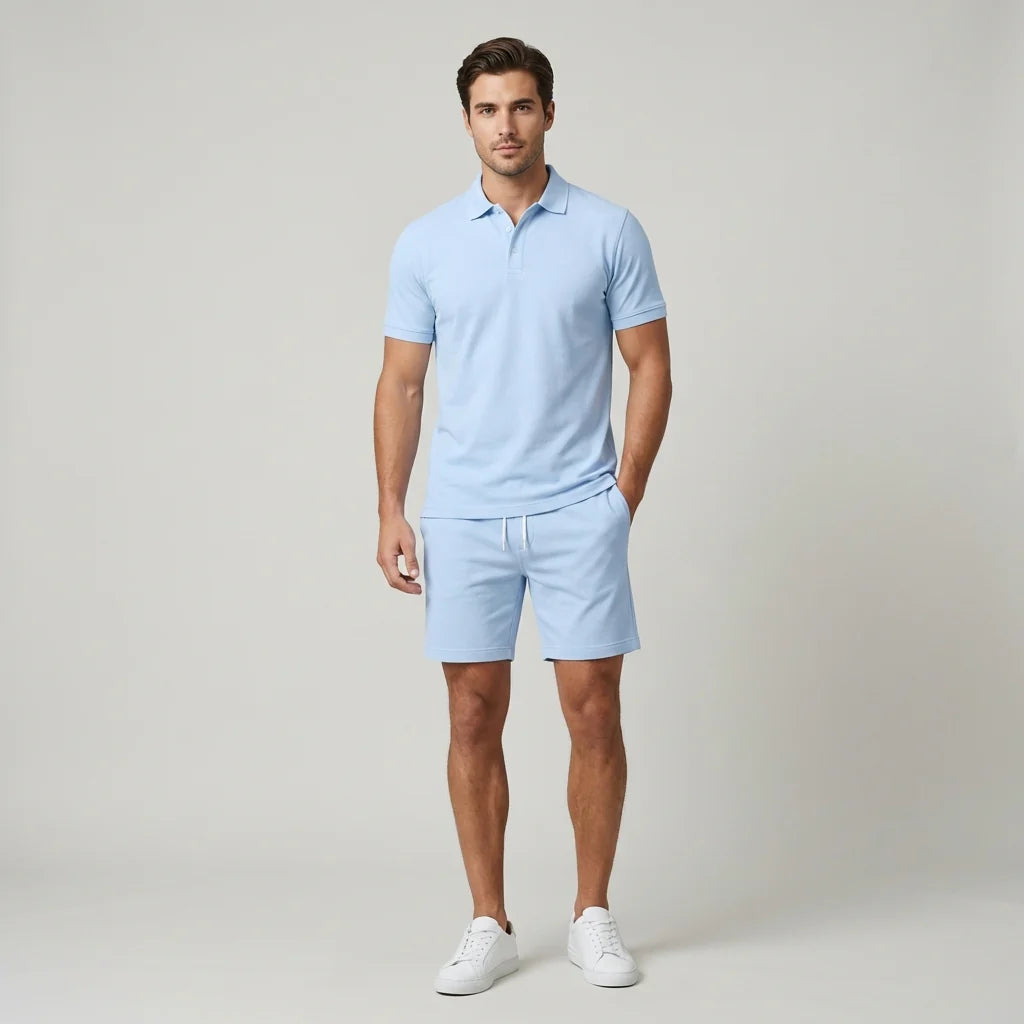 Alessio | Completo Uomo Polo Shorts Estivo