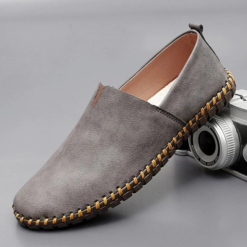 Alessio | Mocassini Uomo Slip-On Grigio