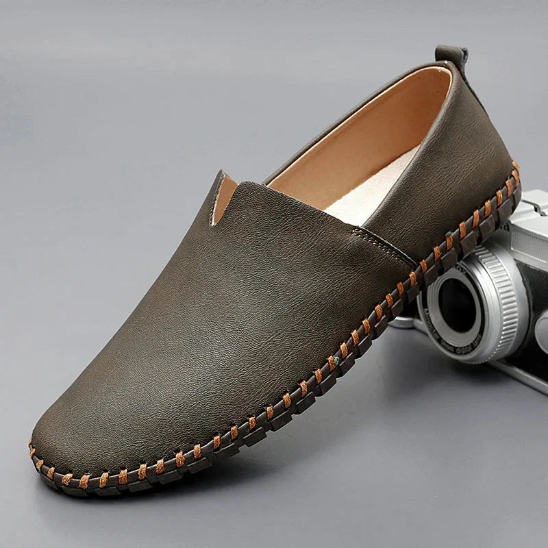 Alessio | Mocassini Uomo Slip-On Verde