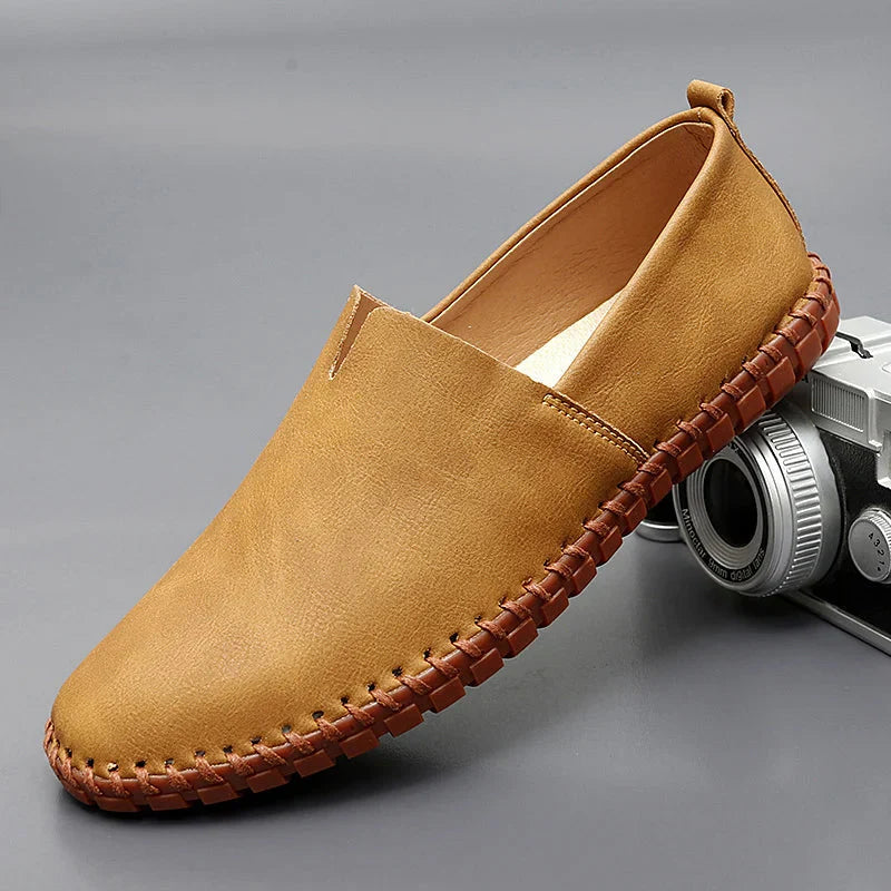 Alessio | Mocassini Uomo Slip-On Cachi