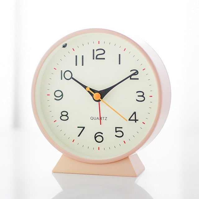Analog Alarm Clock with Non-Ticking Quartz Movement Backlight and Battery Operation - Image 20