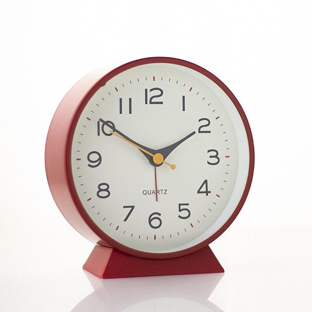 Analog Alarm Clock with Non-Ticking Quartz Movement Backlight and Battery Operation - Image 21