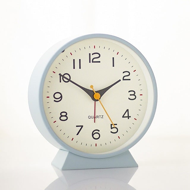 Analog Alarm Clock with Non-Ticking Quartz Movement Backlight and Battery Operation - Image 22
