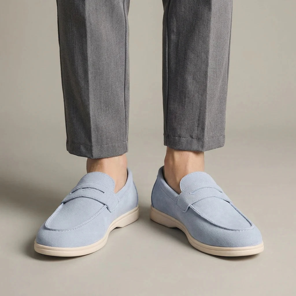 Andrea | Mocassini Uomo Camoscio Classici