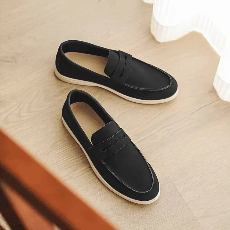 Andrea | Mocassini Uomo Camoscio Classici