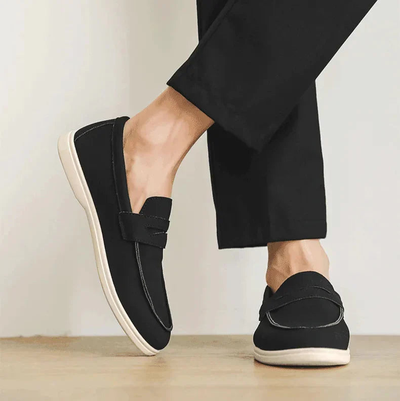 Andrea | Mocassini Uomo Camoscio Classici