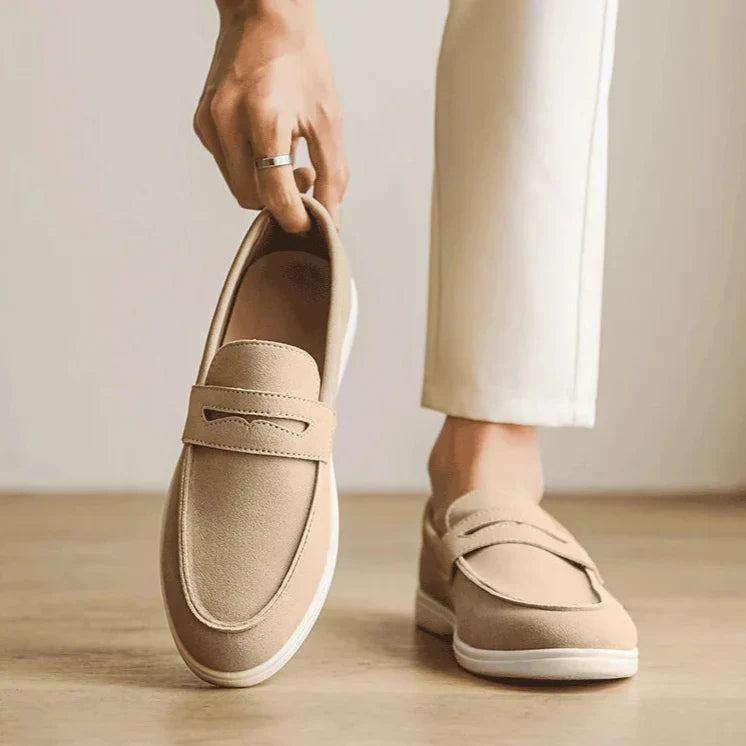 Andrea | Mocassini Uomo Camoscio Classici
