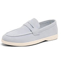 Andrea | Mocassini Uomo Camoscio Classici Azzurro