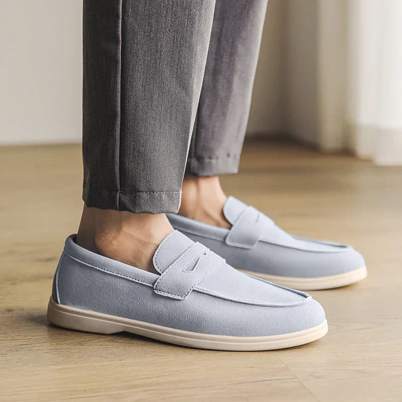 Andrea | Mocassini Uomo Camoscio Classici