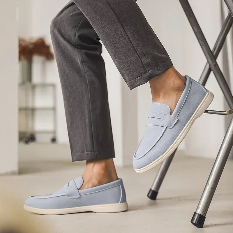 Andrea | Mocassini Uomo Camoscio Classici