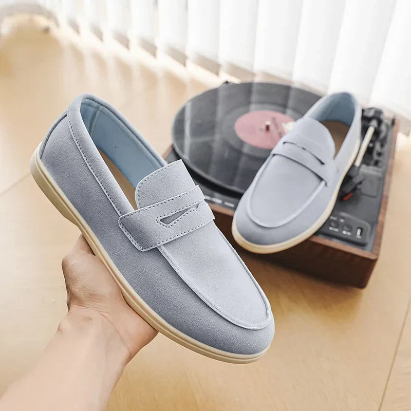 Andrea | Mocassini Uomo Camoscio Classici