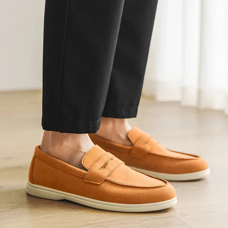 Andrea | Mocassini Uomo Camoscio Classici