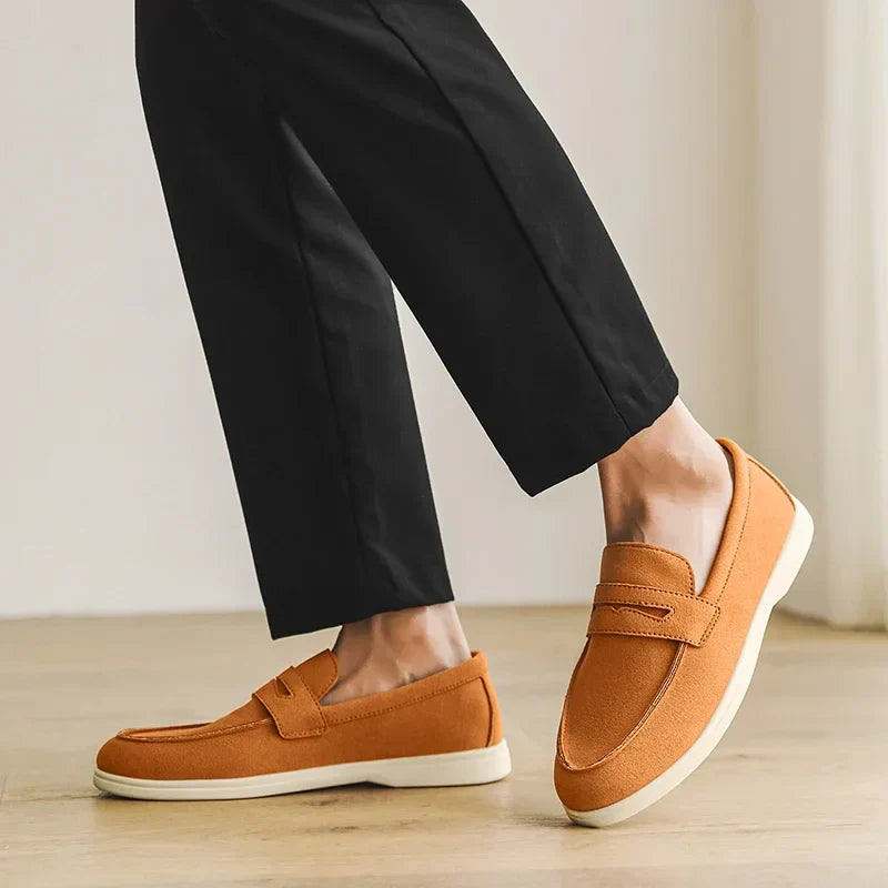 Andrea | Mocassini Uomo Camoscio Classici