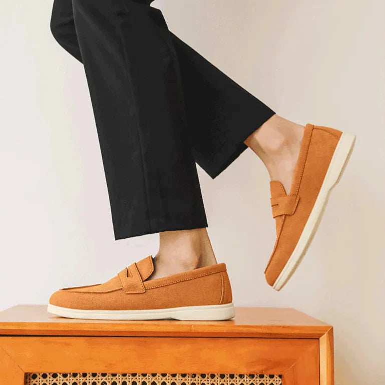 Andrea | Mocassini Uomo Camoscio Classici