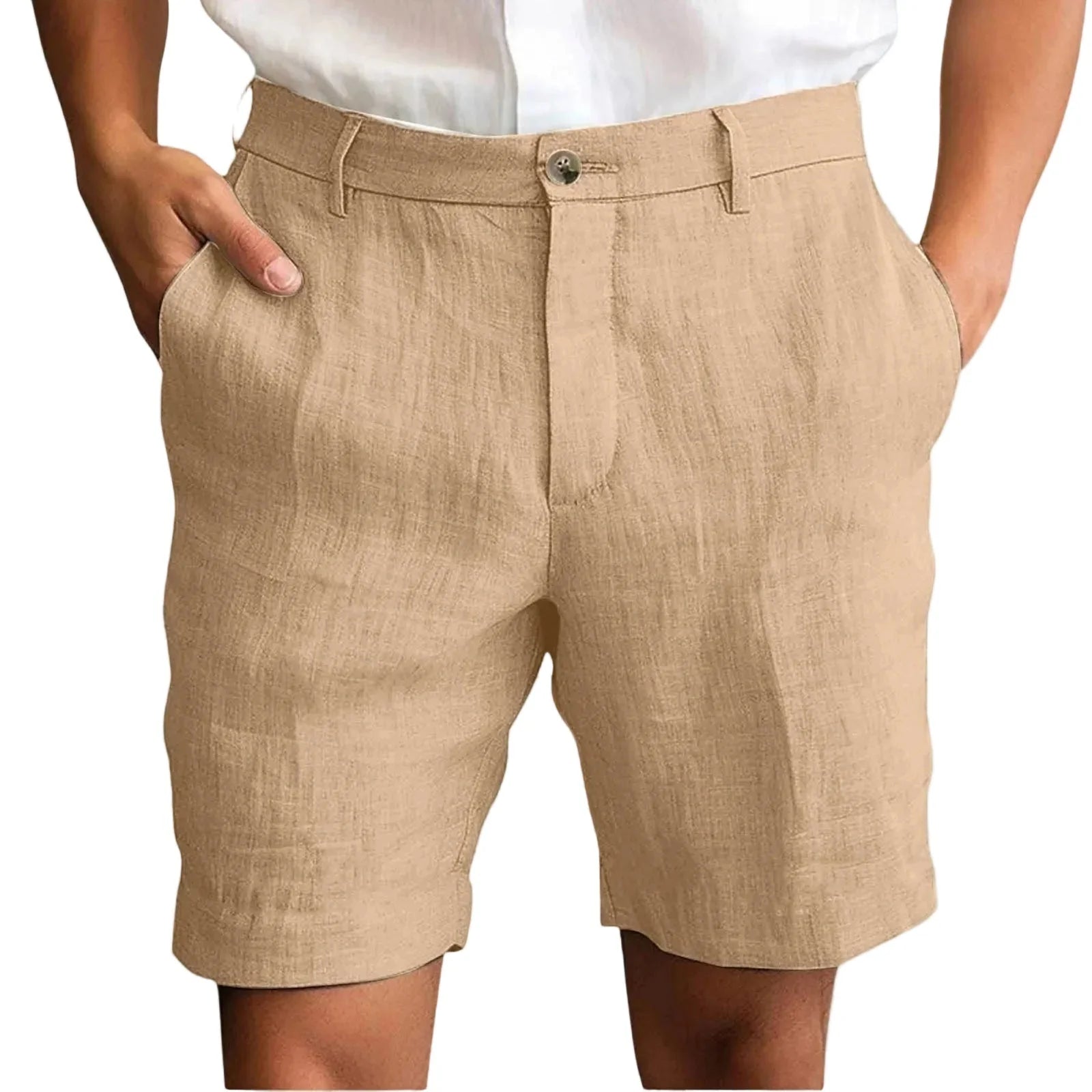 Anna | Bermuda Uomo Taglio Sartoriale Kaki