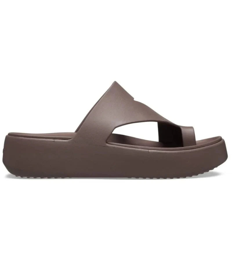 Anna | Ciabatte Donna Zeppa Platform Marrone