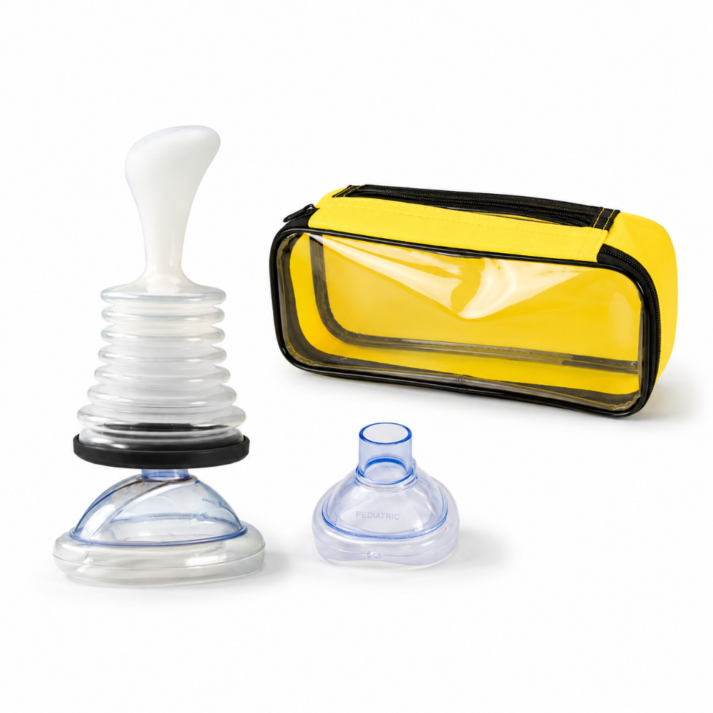 Anti Choking Device with Manual Suction Airway Clearance and Dual Masks - Image 5