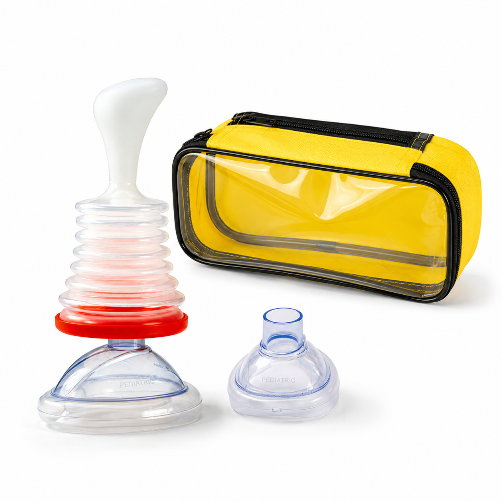 Anti Choking Device with Manual Suction Airway Clearance and Dual Masks - Image 6