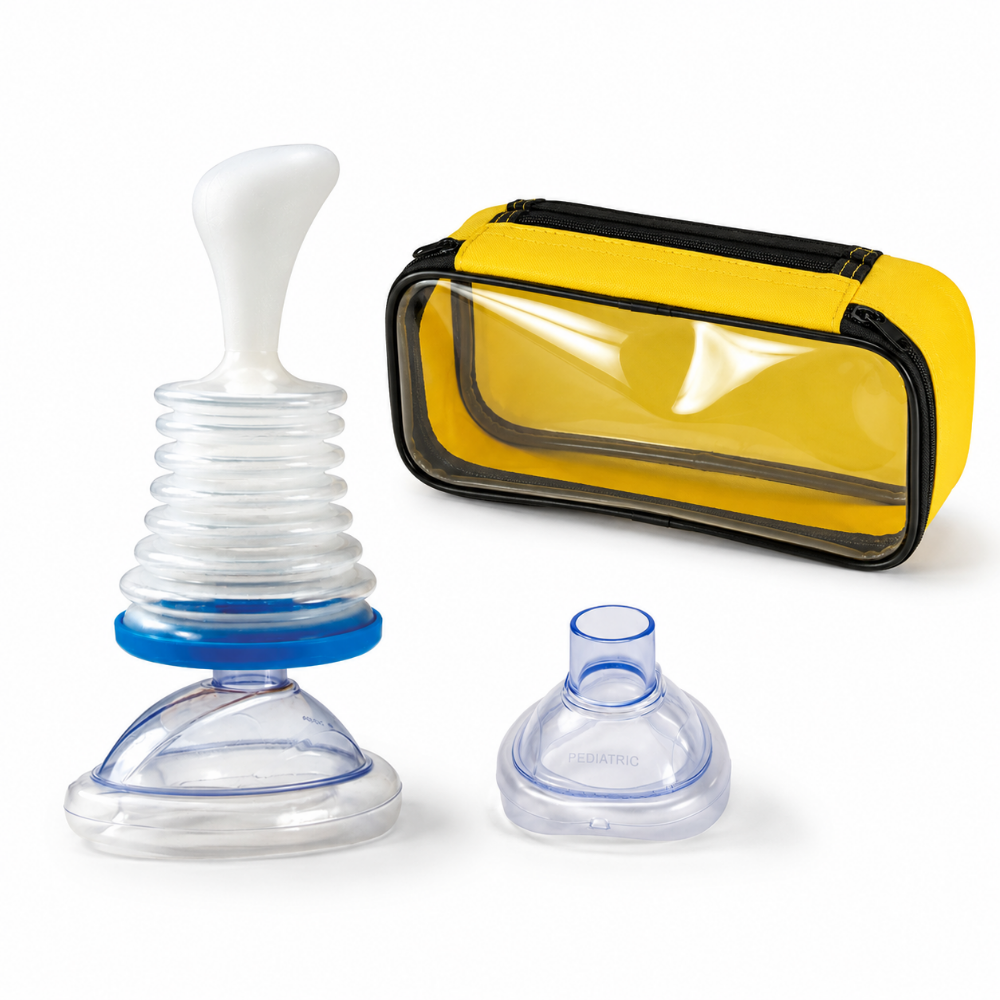 Anti Choking Device with Manual Suction Airway Clearance and Dual Masks - Image 7