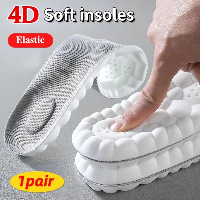 Arch Support Shoe Insoles with Cushioning and Breathable Mesh for Daily Comfort - Image 1
