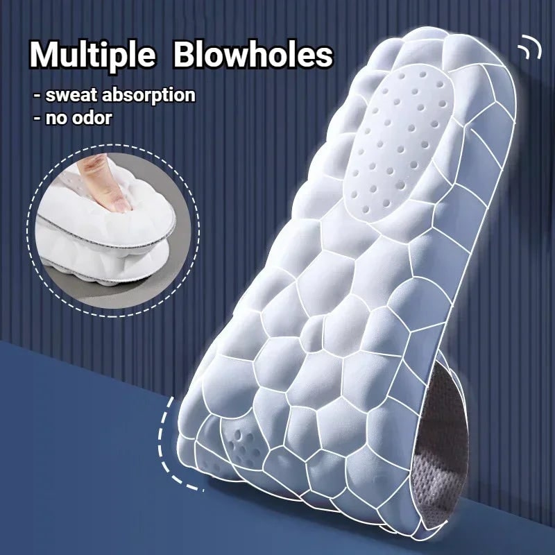 Arch Support Shoe Insoles with Cushioning and Breathable Mesh for Daily Comfort - Image 3