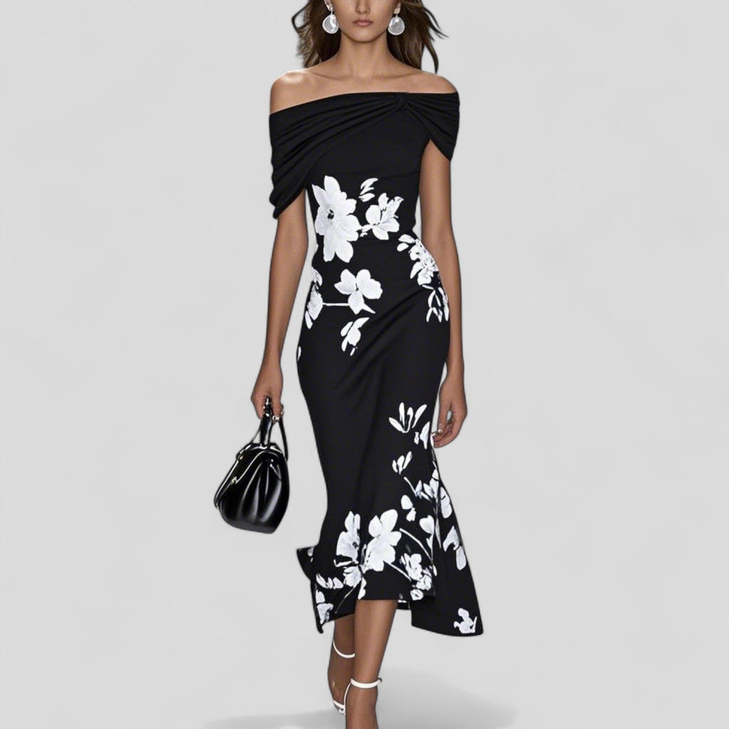 Women's Versatile Midi Dress for Special Occasions