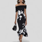 Women's Versatile Midi Dress for Special Occasions