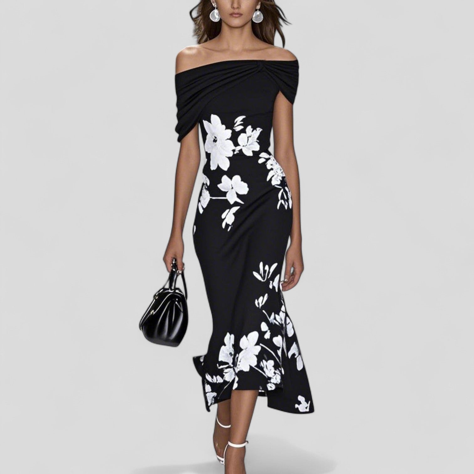 Women's Versatile Midi Dress for Special Occasions