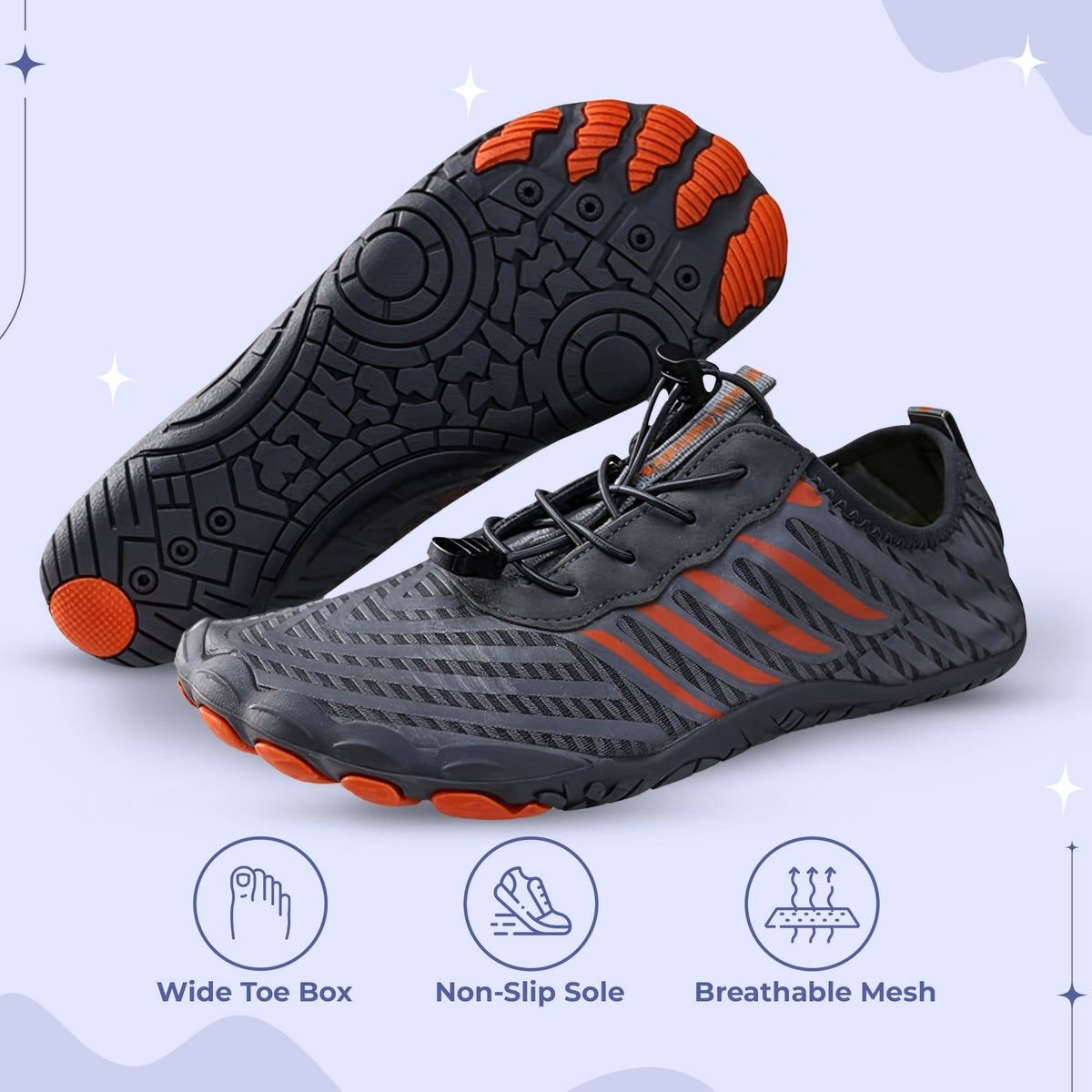 Barefoot Running Shoes with Wide Toe Box Minimalist Lightweight Design and Flexible Sole - Image 15