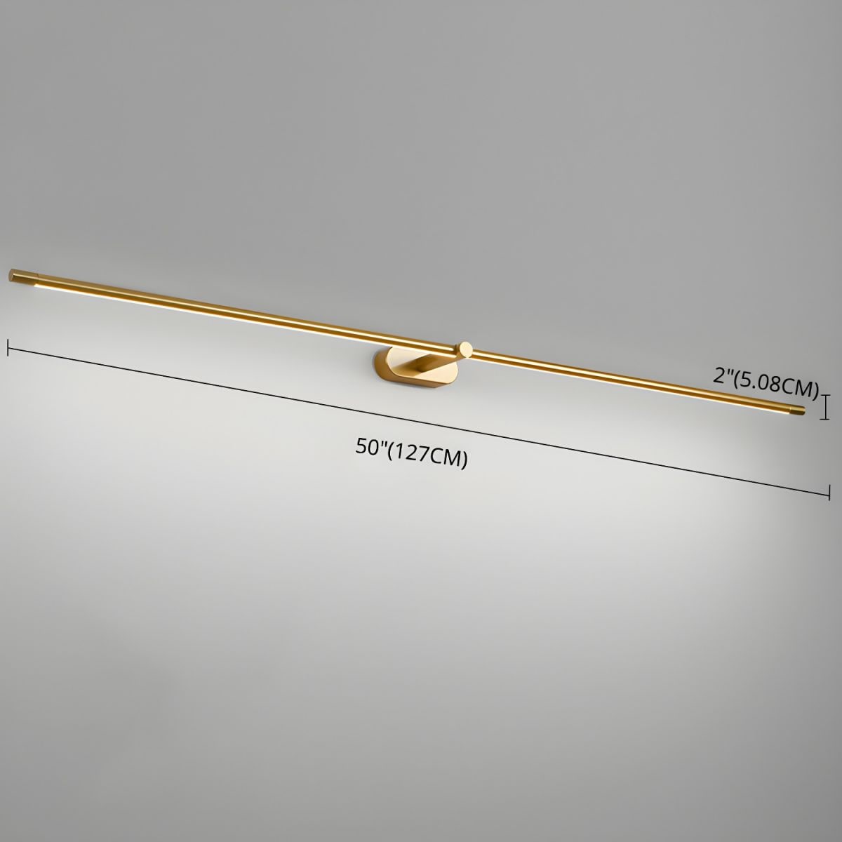 Bathroom Vanity Light Fixtures with Integrated LED Mirror Lighting Bar - Image 16