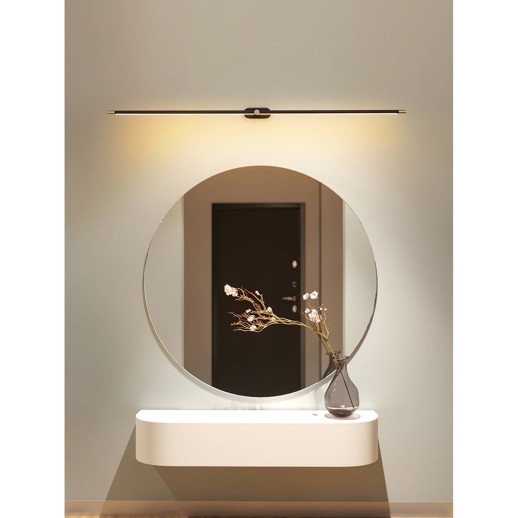 Bathroom Vanity Light Fixtures with Integrated LED Mirror Lighting Bar - Image 29