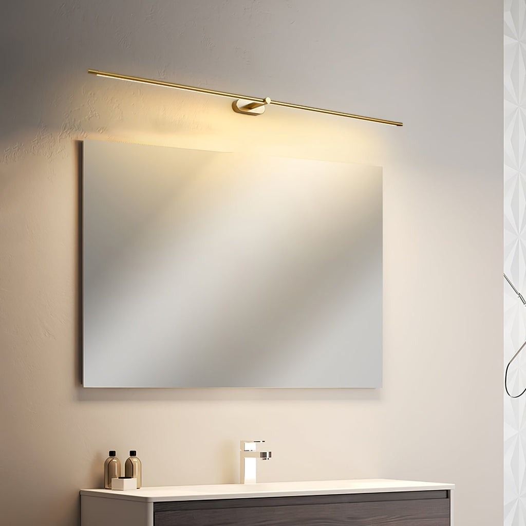 Bathroom Vanity Light Fixtures with Integrated LED Mirror Lighting Bar - Image 30