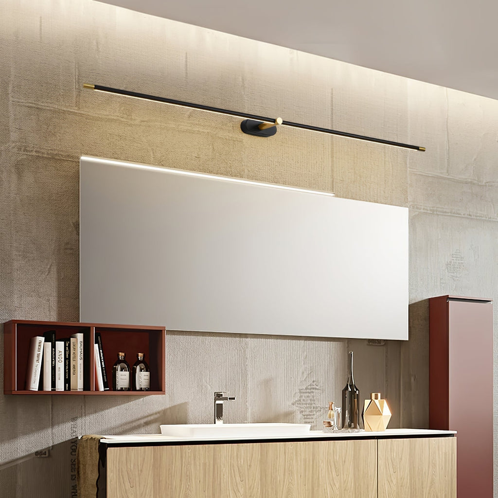 Bathroom Vanity Light Fixtures with Integrated LED Mirror Lighting Bar - Image 33